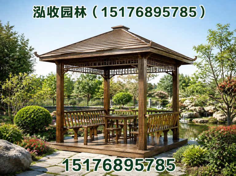 屯昌京津冀防腐木工程展示图